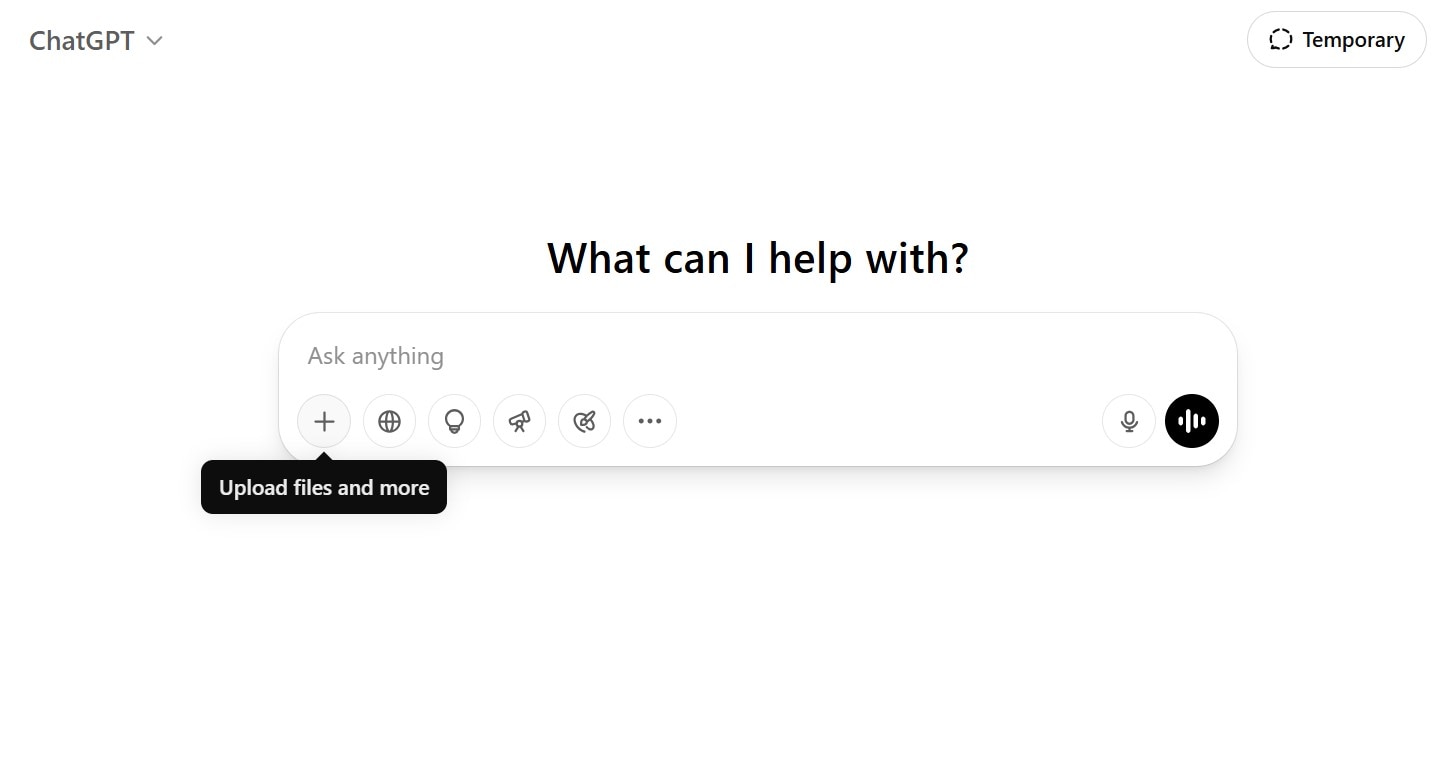 chatgpt interface