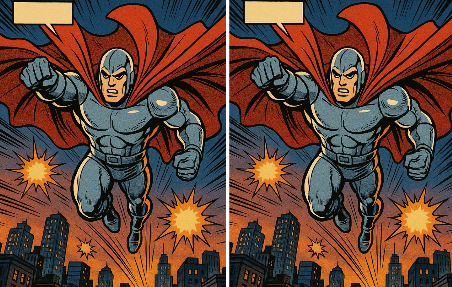 superhero flying