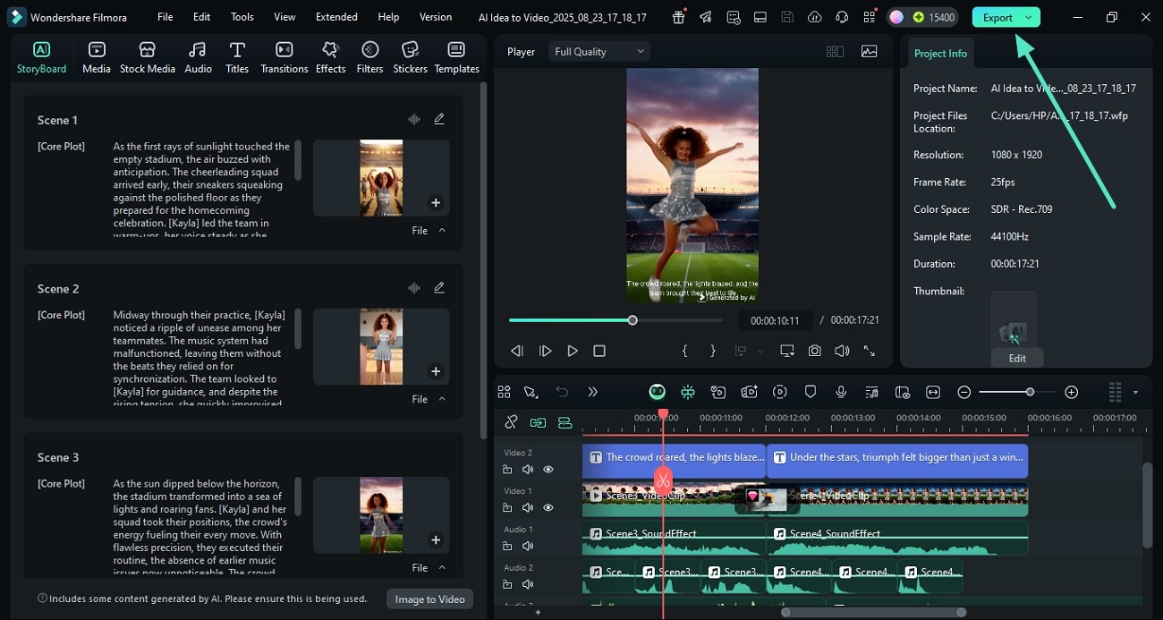 edit video and save