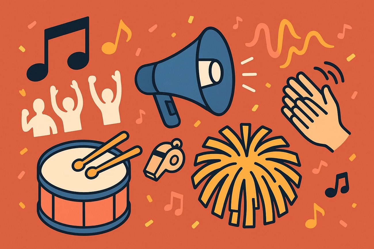 characteristics of cheer music