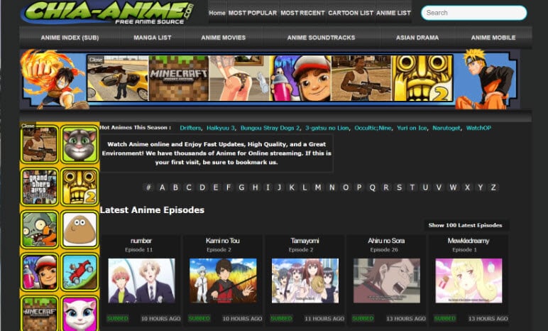 Free Anime Websites English Dub