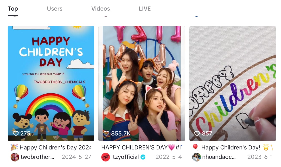 children's day videos social media