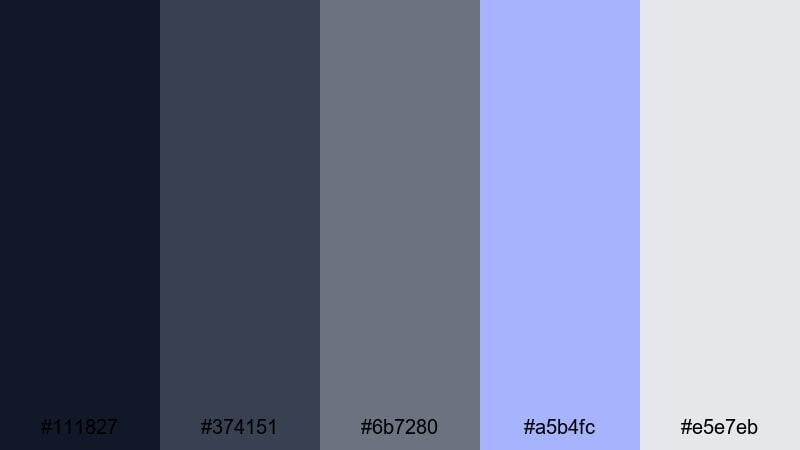 chillhop window light music color palette with hex codes