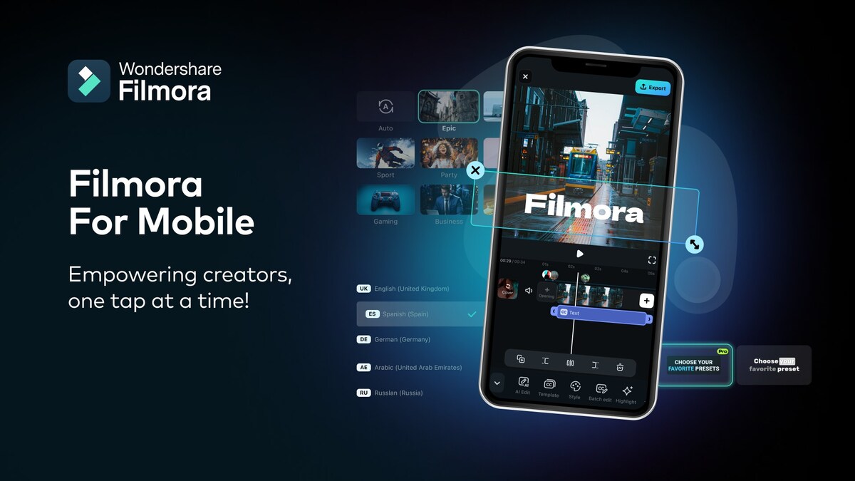 a cover image for filmora mobile