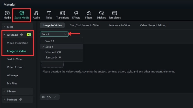 go to image to video tool
