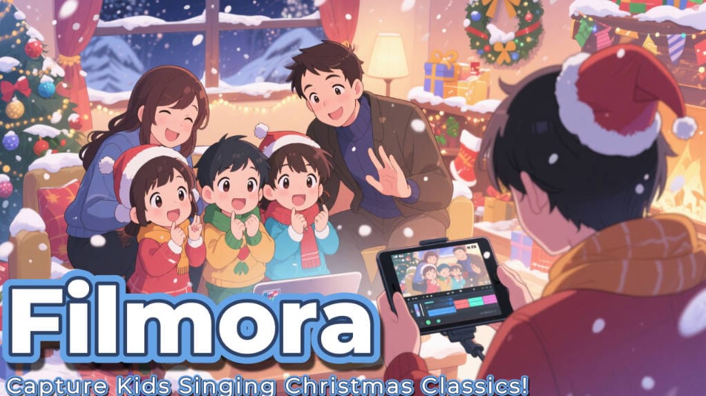 festive anime editing scene