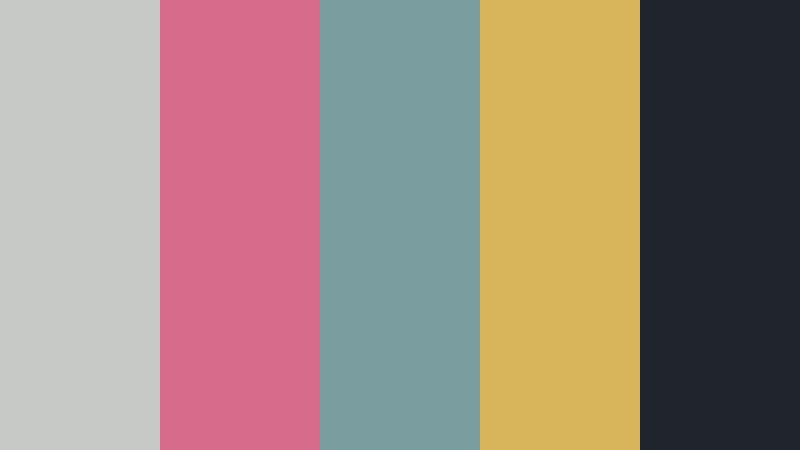 chrome blossom triadic color color palette with hex codes