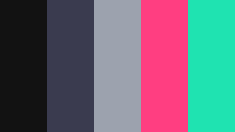 chrome outrun gaming video color color palette with hex codes