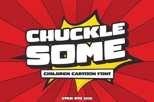 chucklesome youtube thumbnail font