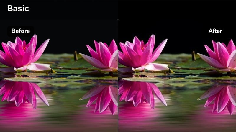 Nighttime conversation scene with neutral skin tones and soft contrast.