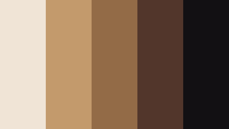 cinematic bronze noir soft bronze color palette with hex codes