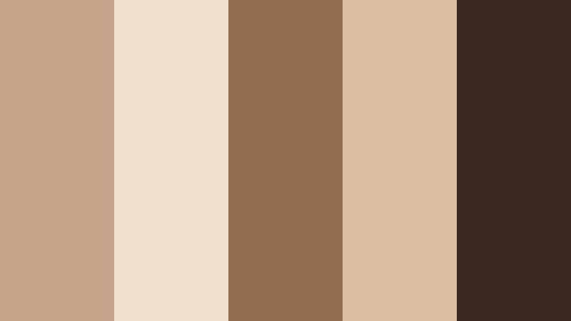 cinematic coffee house creamy taupe color palette with hex codes