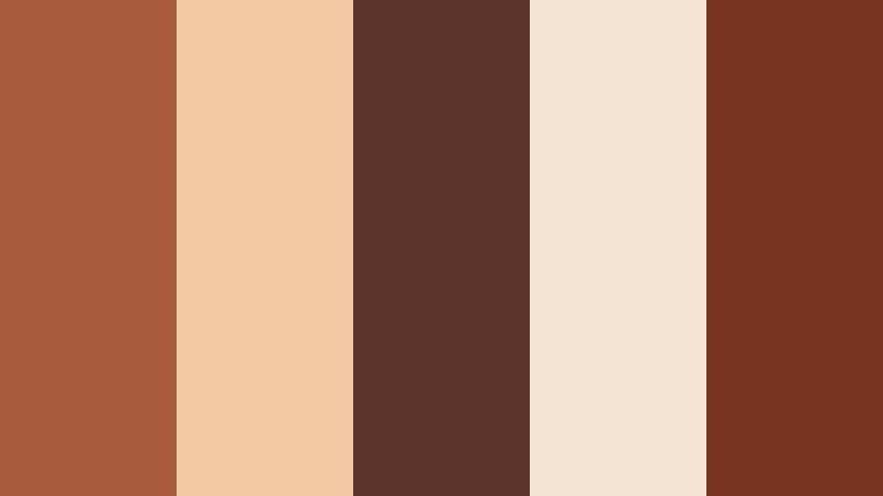 cinematic desert ember rustic clay color palette with hex codes