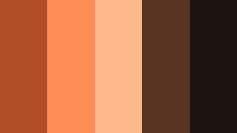 cinematic ember frames cinematic copper color palette with hex codes