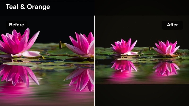 Cinematic golden hour filter on a travel hero shot