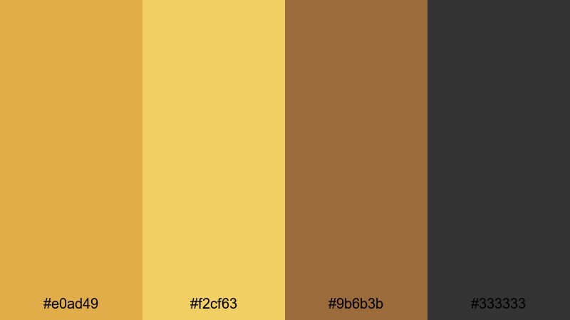 cinematic harvest lens harvest gold color palette with hex codes