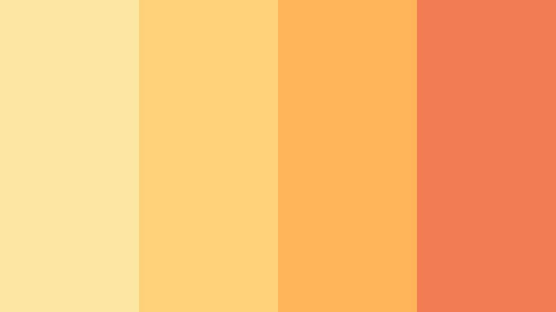 cinematic sunflare glow pale sunflower color palette with hex codes