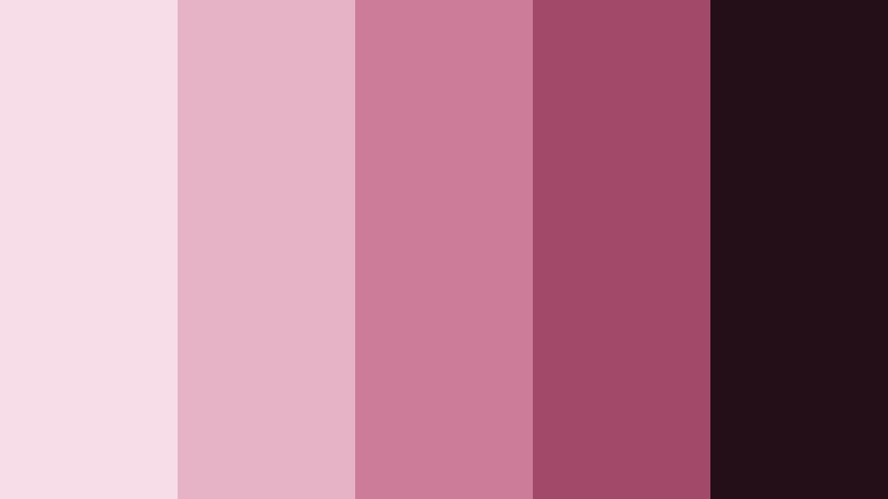 cinematic velvet rose vintage rose pink color palette with hex codes