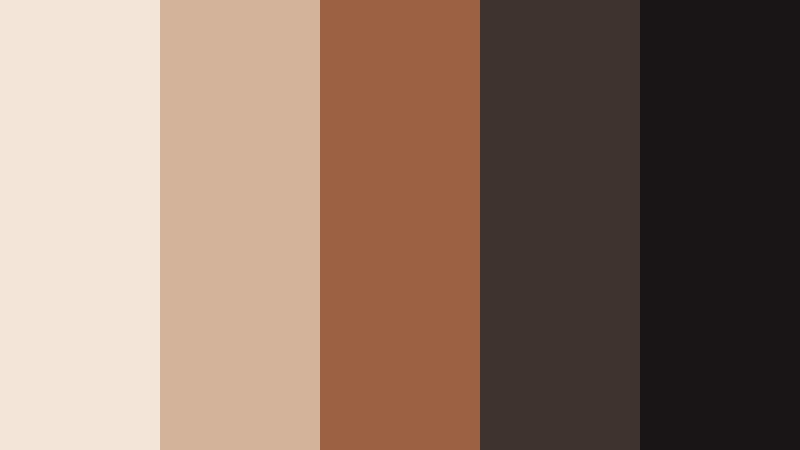 cinnamon and charcoal studio soft cinnamon color palette with hex codes