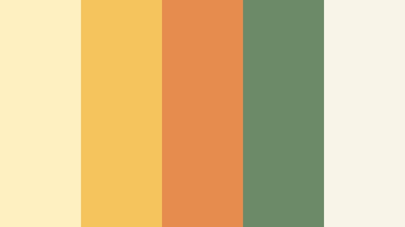 citrus courtyard real estate video color color palette with hex codes