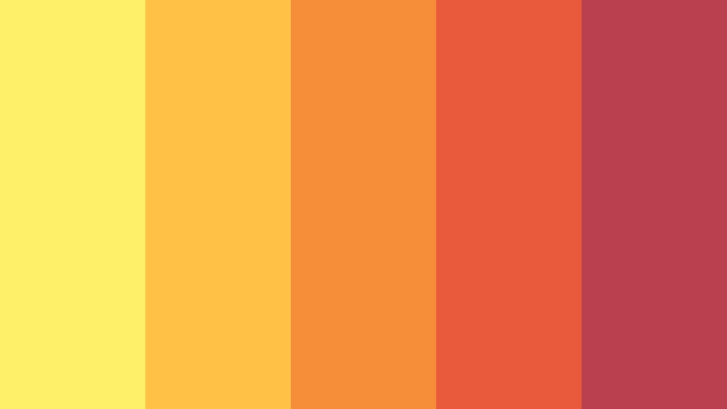 citrus ember analogous color color palette with hex codes