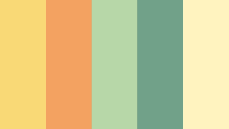 citrus garden spring color palette color palette with hex codes