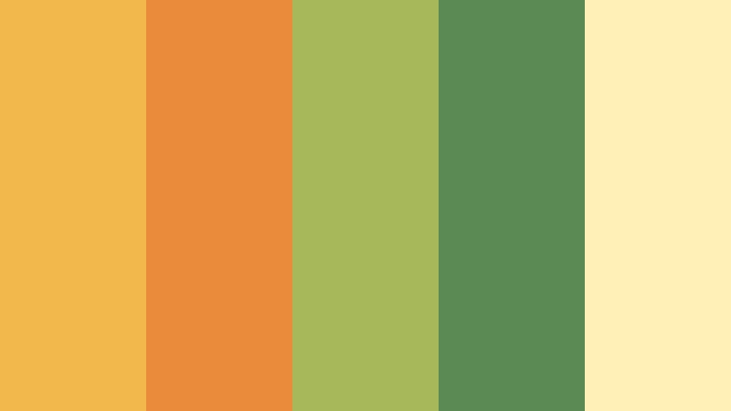 citrus grove nature color palette color palette with hex codes