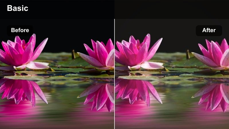 Warm amber-tinted skyline shot from a rooftop at golden hour.