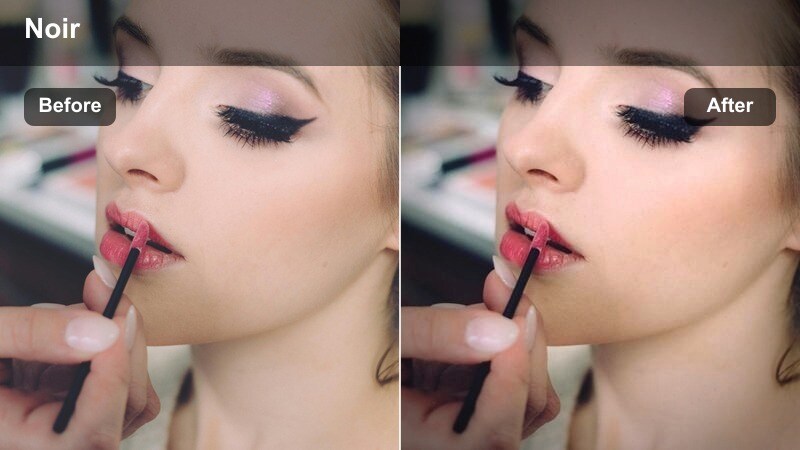 Night city vlog with smooth low-light skin and deep cinematic contrast