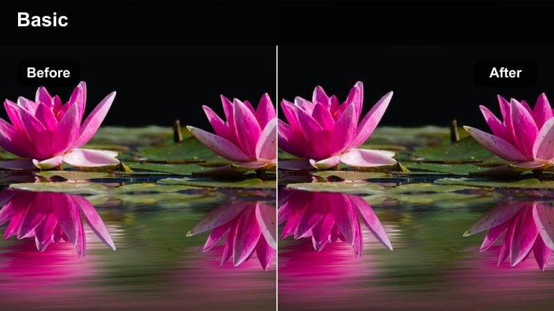 Drone-style wide city view with balanced sky and building colors.