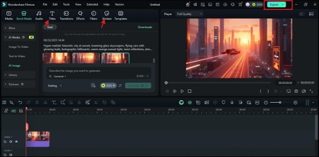 exporting image