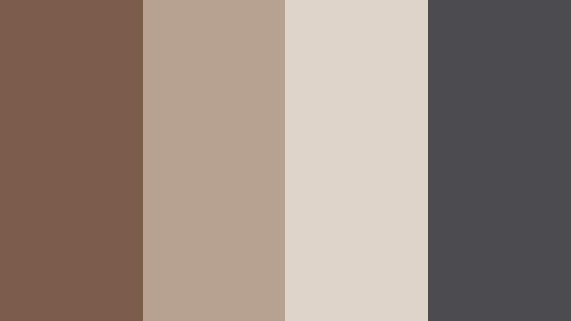 clay and concrete blend mountain clay color palette with hex codes