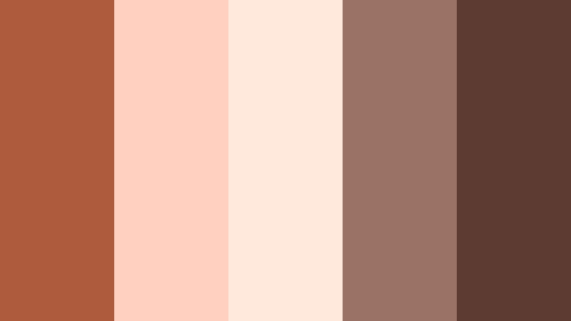 clay blush daydream rustic clay color palette with hex codes