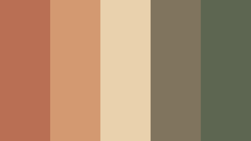 clay hearth cottagecore color color palette with hex codes