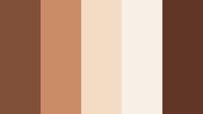 clay hearth morning warm clay brown color palette with hex codes