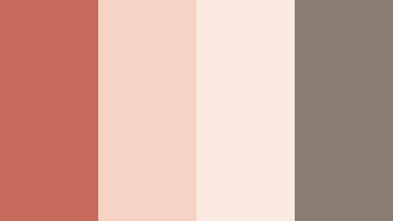 clay neutral workspace coral clay color palette with hex codes
