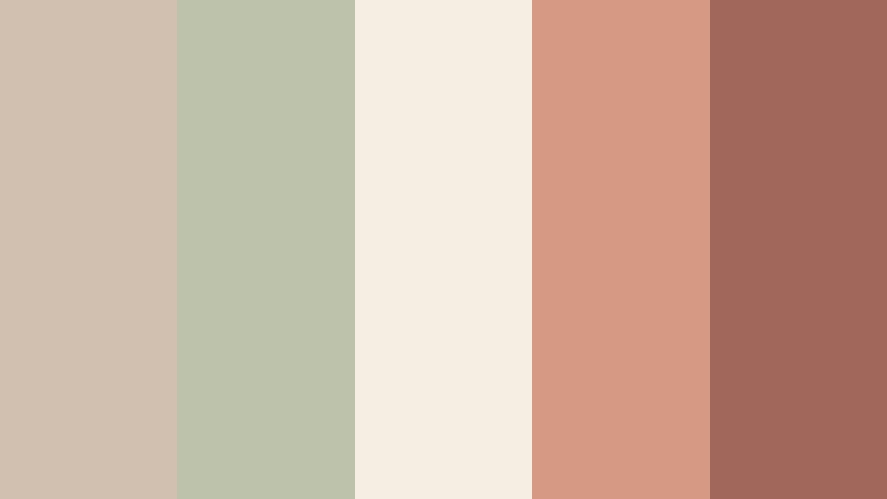 clay studio bloom sage beige color palette with hex codes