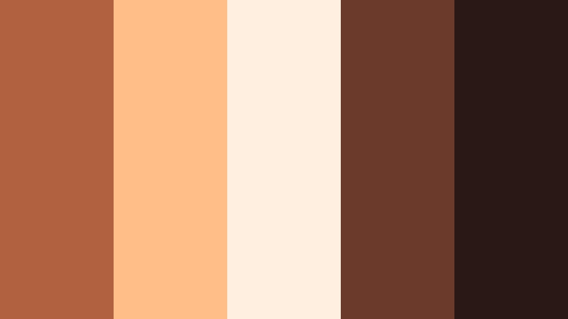 clay sunset cinematic fade rustic clay color palette with hex codes