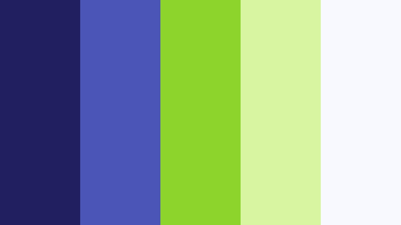 clean code horizon indigo and lime cybersecurity firm color color palette with hex codes