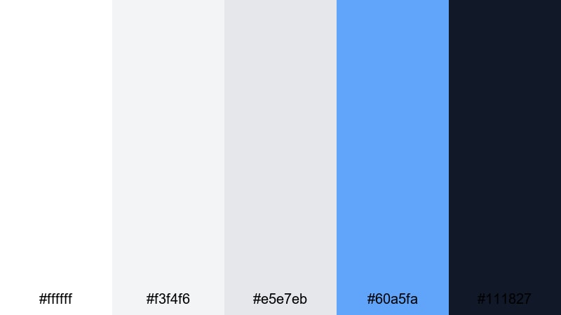 clean creator canvas instagram color palette with hex codes
