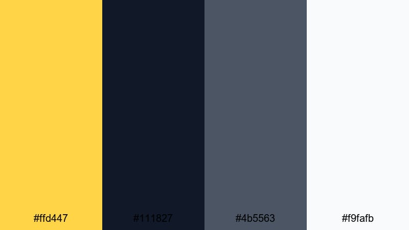 clean interface glow supernova color palette with hex codes