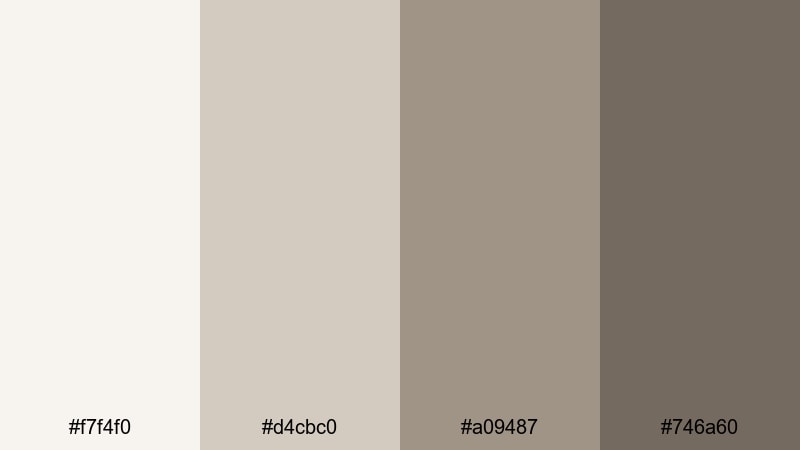 clean tech desk gray brown color palette with hex codes