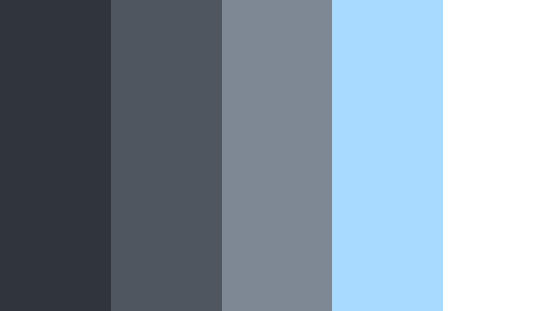 clean tech overlay graphite slate color palette with hex codes