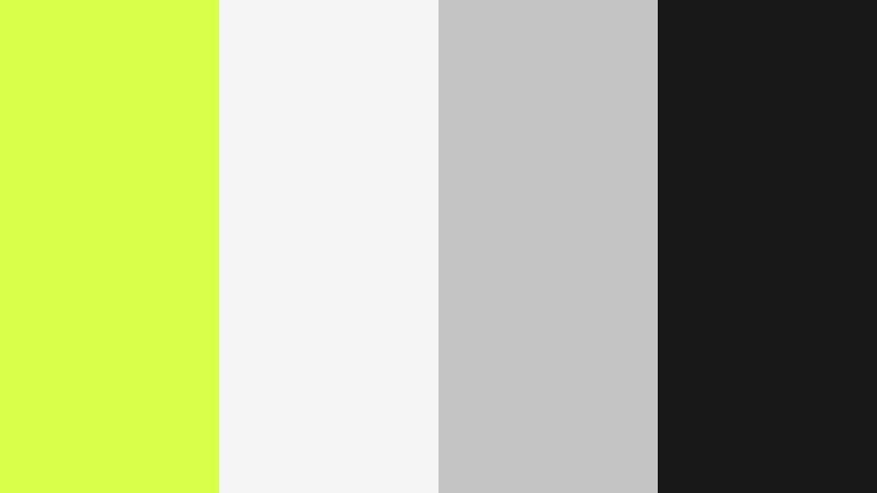 clean ui citrus vibrant lime color palette with hex codes