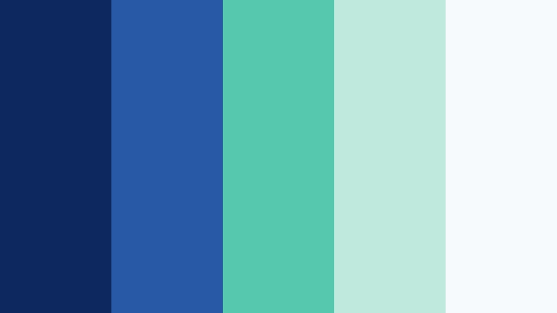 clearpoint command cobalt and mint saas dashboard color color palette with hex codes