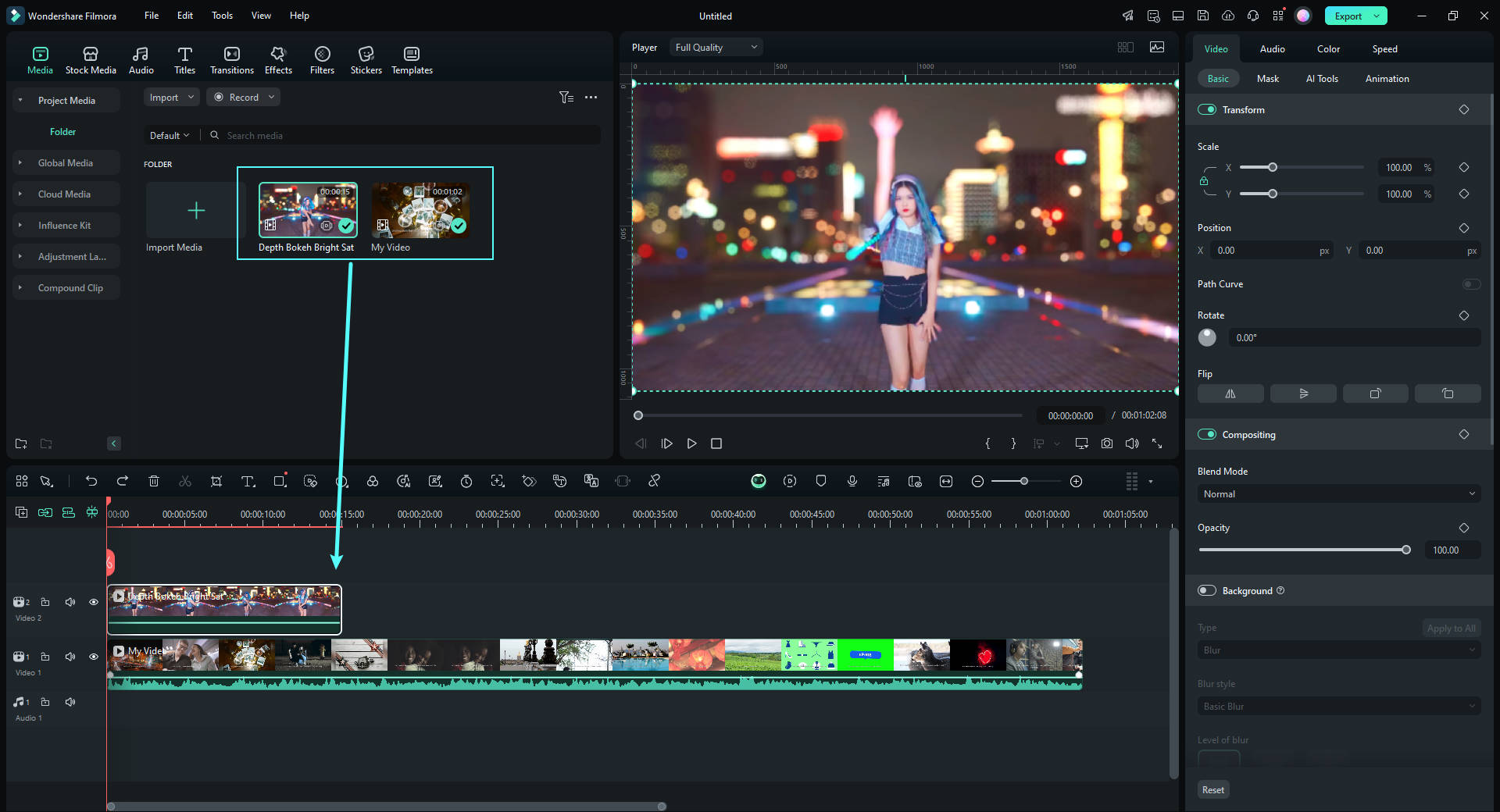 video overlay membuat gambar dalam video