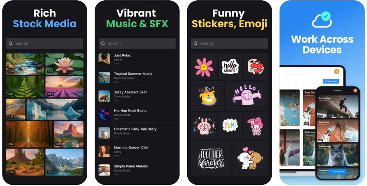 clideo mobile app on iphone