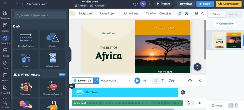 clipchamp alternative visme