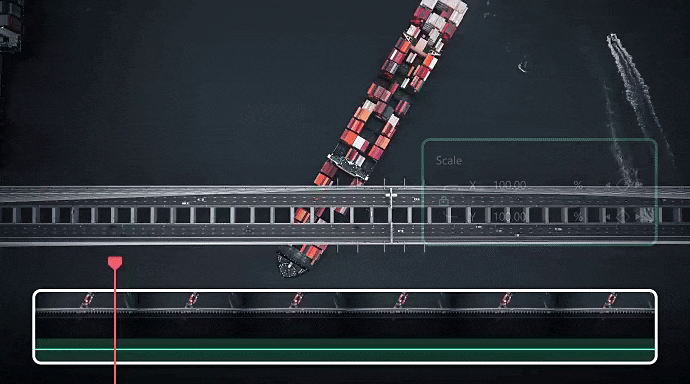 keyframing feature on filmora
