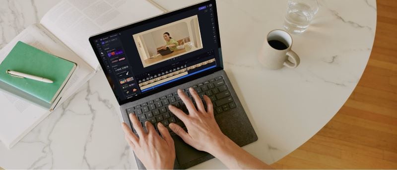 clipchamp on desktop